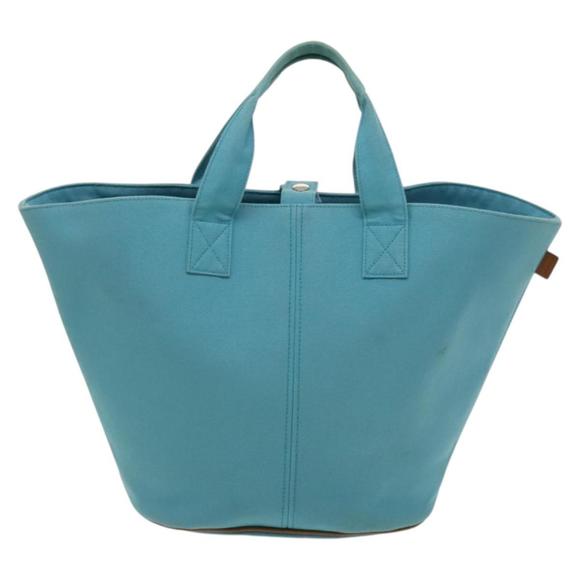 Hermès Panier de plage Blue Canvas tote - Picture 1 of 10
